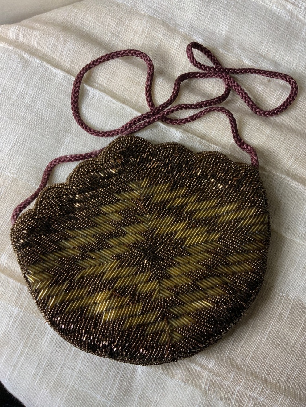 Magrid Vintage Beaded Purse